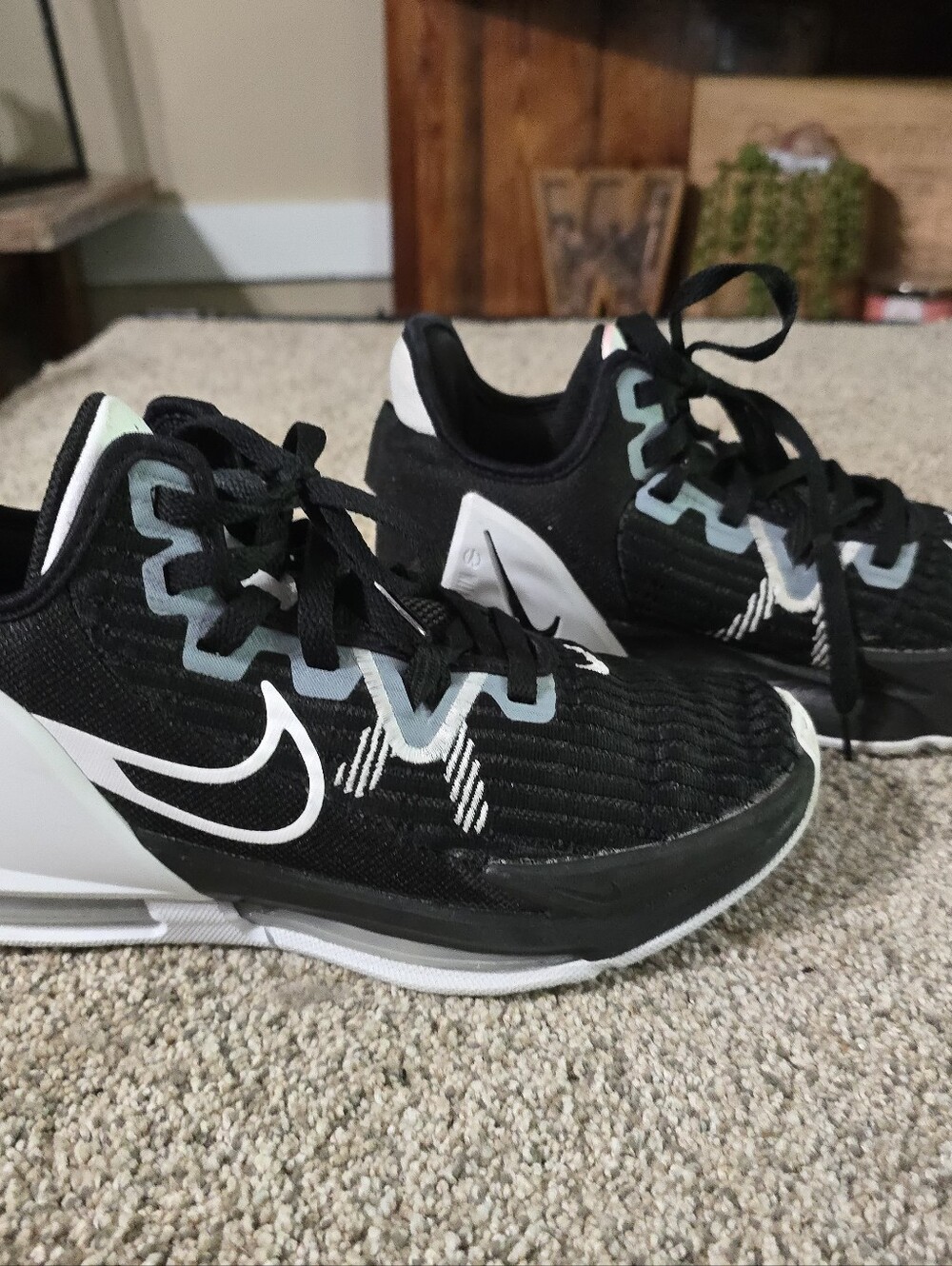 Nike LeBron Witness 6 TB Basketball Shoes Black White Men’s 6 Women’s 7.5
